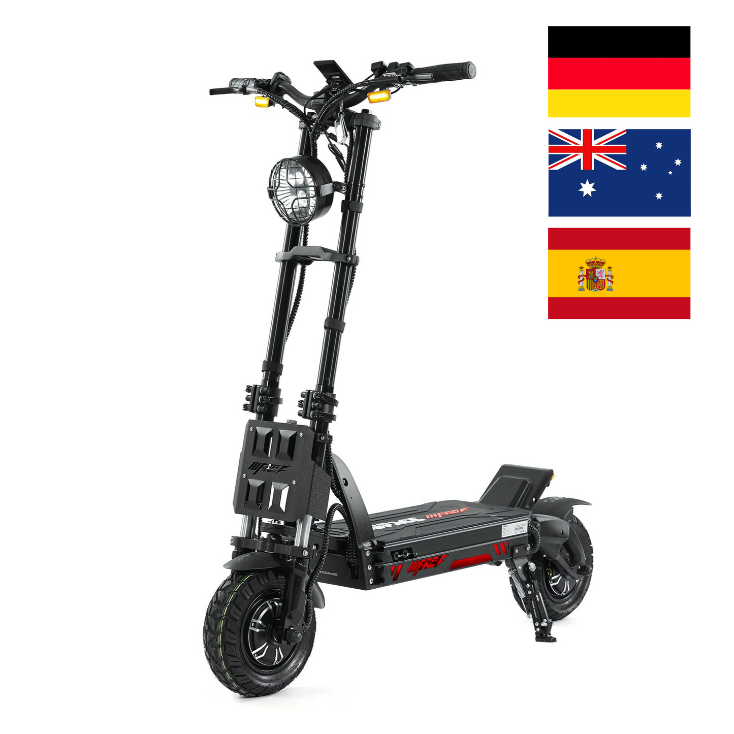 DE/AU/EC Edition: GSPACE Mars GT Electric Scooter