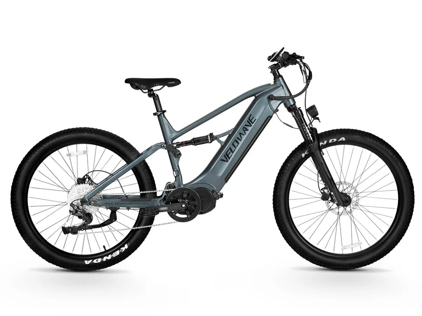 Velowave Forest XM 1000W Full Suspension Electric Mountain Bike