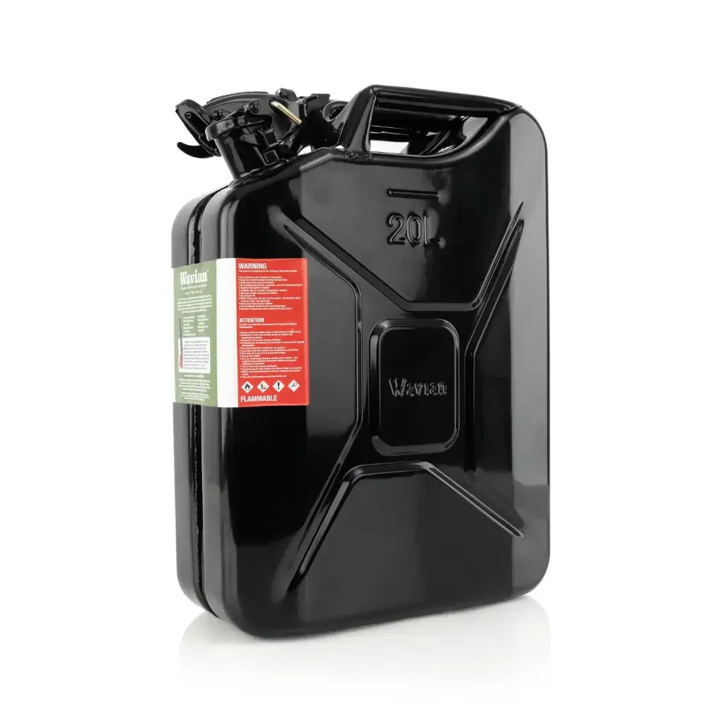 Wavian jerry can 20 Litre 5.3 gallon CARB / EPA compliant Leak-proof steel size: 6 x 13 x 18inch Brand New Wavian