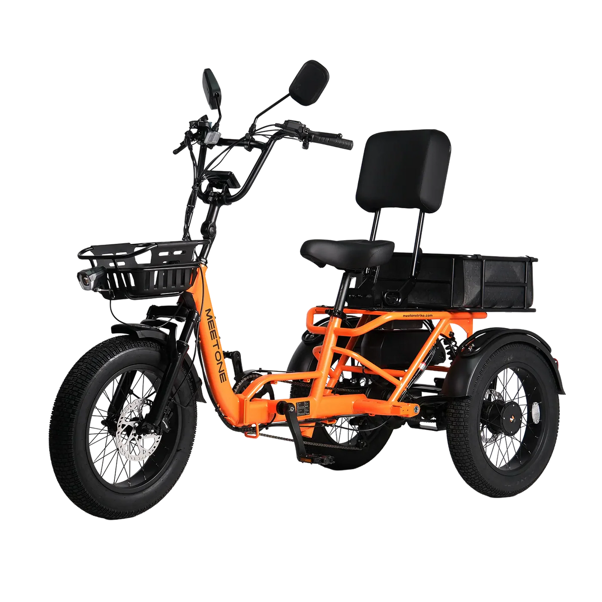 Meet One Breeze Pro 2.0 Fat Tire Electric Trike | 750W Motor, 1200W Peak, 80 Mile Range