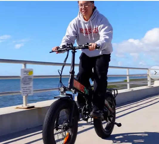 Freego eFlex Raptor E1 Shimano 7-Speed Foldable Fat Tire City Electric Bike Freego