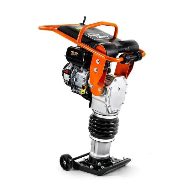 Jumping Jack Tamping Rammer Pro - 7HP 209CC Engine High Impact Soil Compaction Renovomotors