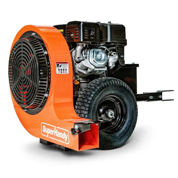 Tow-Behind Leaf Blower – 15HP Electric Start Gas Engine 3000 CFM, 207 MPH Air Speed Renovomotors