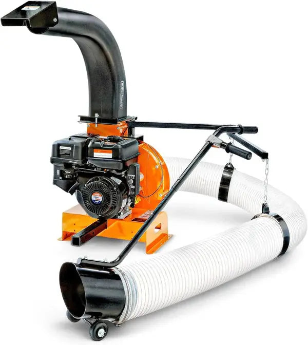 SuperHandy Truck Loader Leaf Vacuum – 15HP Electric Start Engine, Serrated Metal Impeller, Hitch or Tailgate Mount, Commercial Debris Vacuum for Lawn & Landscape Cleanup Renovomotors