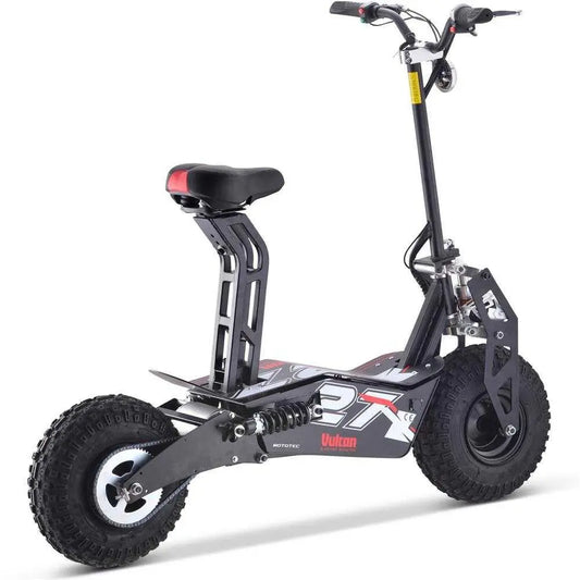 Mototec Vulcan 48v 1600w Electric Scooter Speed-31MPH,Range-20 miles,Capacity-310 lbs,Tire Size:145/70-6 Mototec