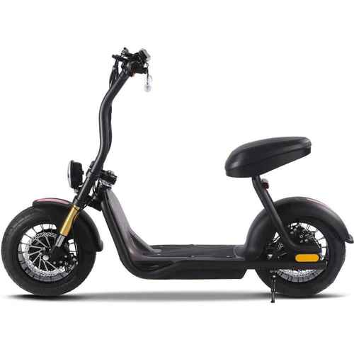 MotoTec Diablo 48v 1000w Lithium Electric scooter fat tires 25mph Steel Rider Weight: 265 lbs