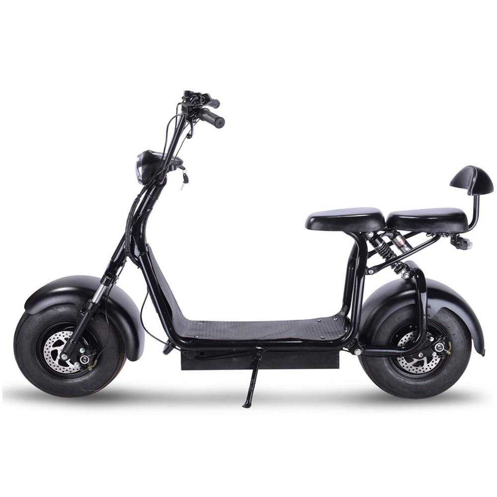 MotoTec Knockout Electric Scooter Fat tire60v 1000w Capacity 450 lbs Top Speed:25mph