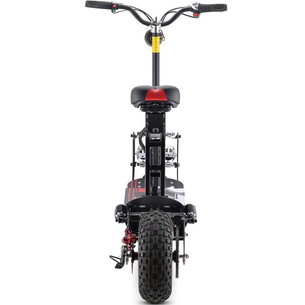 Mototec Vulcan 48v 1600w Electric Scooter Speed-31MPH,Range-20 miles,Capacity-310 lbs,Tire Size:145/70-6