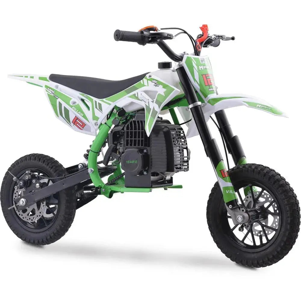electric dirt bike mototec blue
