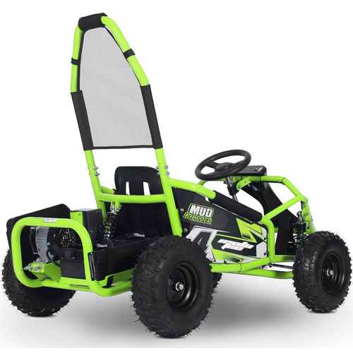 Mud Monster Go Kart 48v 1000w Go Kart Full Suspension Capacity 150lbs Range 20miles
