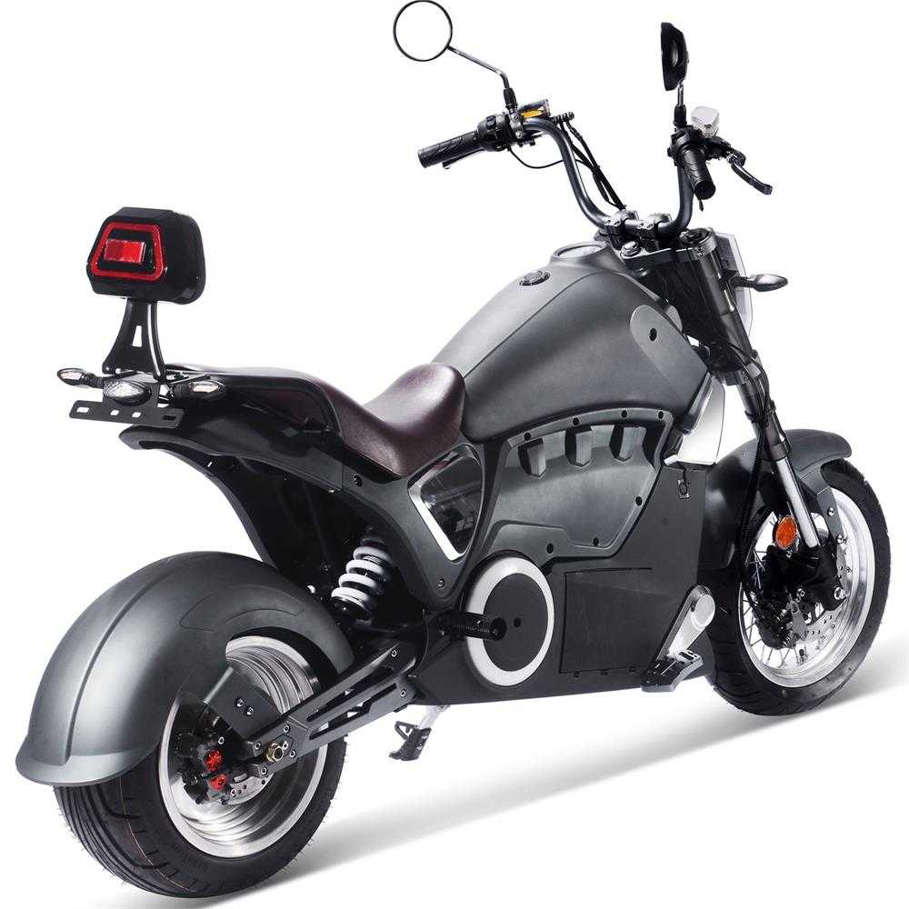 MotoTec Typhoon 72v 30ah 3000w Lithium Electric Scooter Size-1935X780X1175MM,Speed-43 MPH,Range- Range Per Charge: 35miles