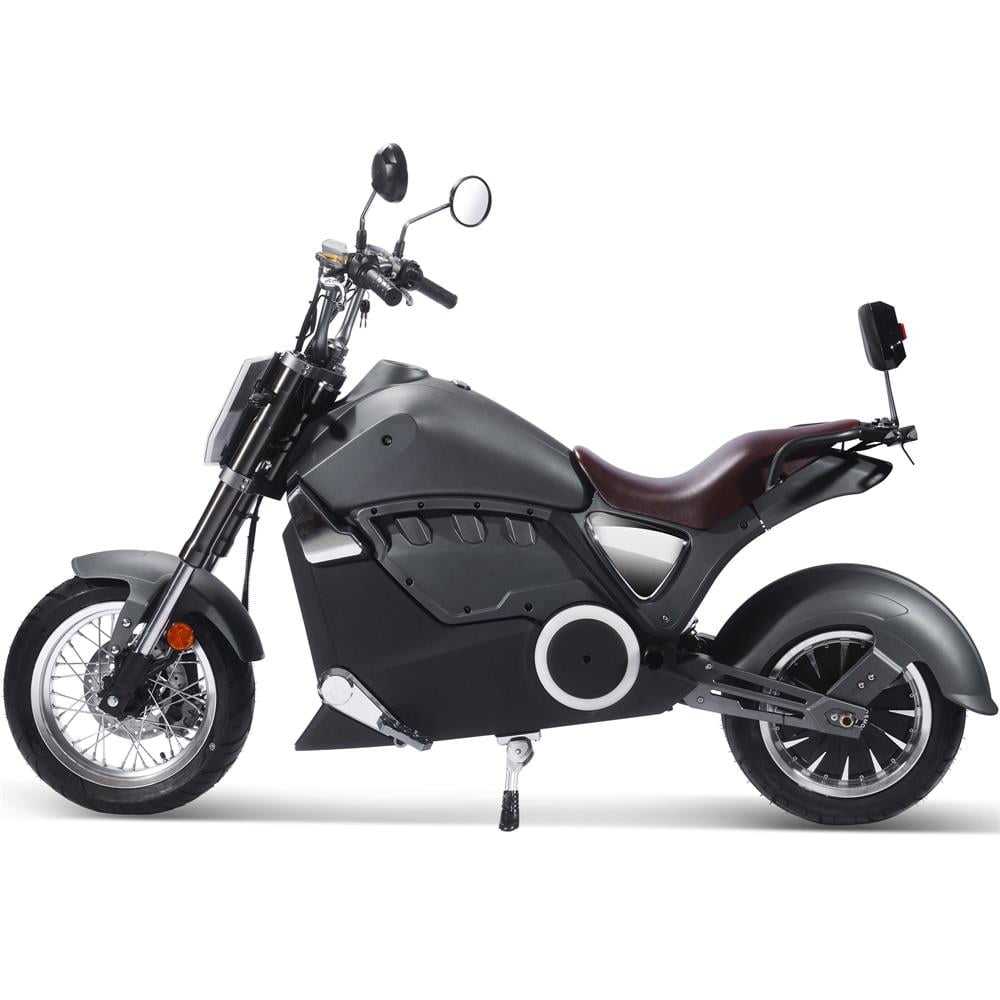 MotoTec Typhoon 72v 30ah 3000w Lithium Electric Scooter Size-1935X780X1175MM,Speed-43 MPH,Range- Range Per Charge: 35miles