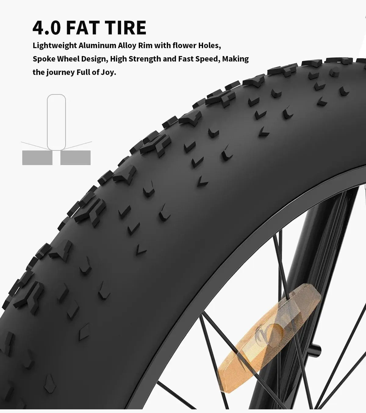 Aostirmotor S07-MAX All-terrain Electric Fat Bike,48v 20Ah 1000w,30mph, Updated motor Aostirmotor