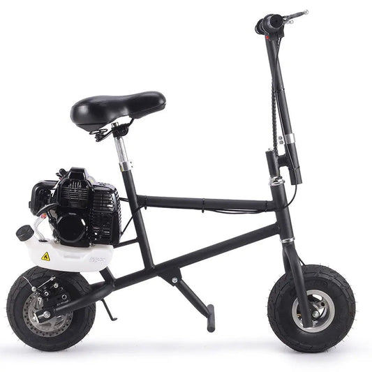 MotoTec 49cc Gas Mini Bike Black/Off Road Use Only Mototec