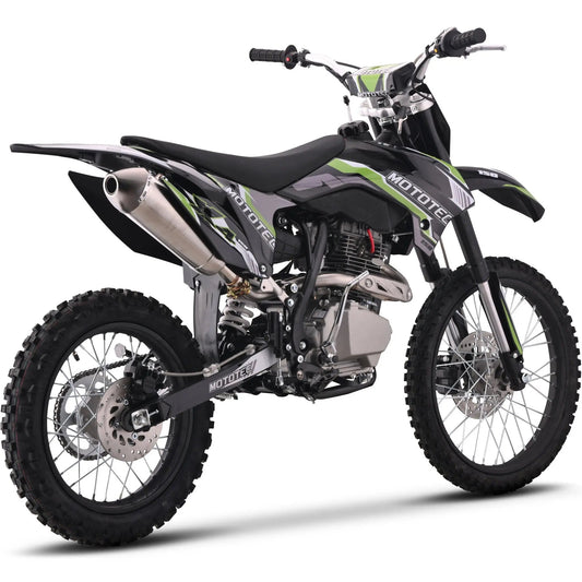 MotoTec X4 150cc 4-Stroke Gas Dirt Bike Black/Off Road Use Only MotoTec