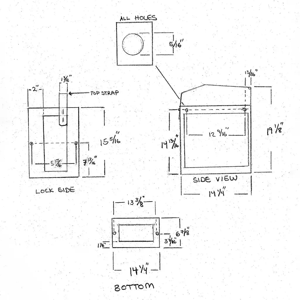 Gas Can Holder Top Loading 20 Liter