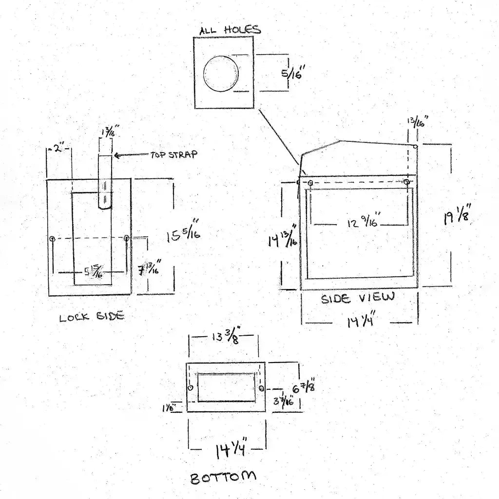 Gas Can Holder Top Loading 20 Liter Wavian