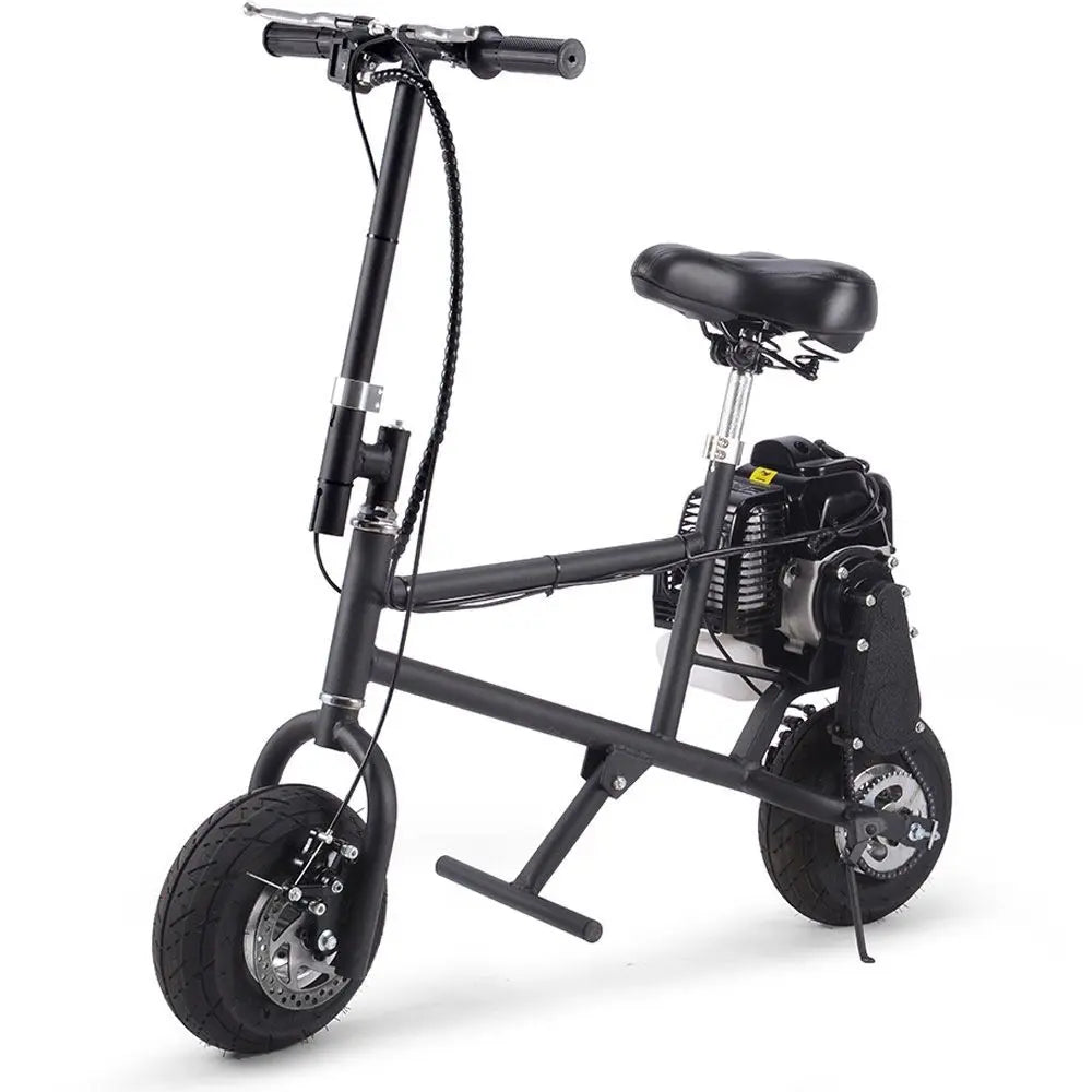 MotoTec 49cc Gas Mini Bike Black/Off Road Use Only Mototec