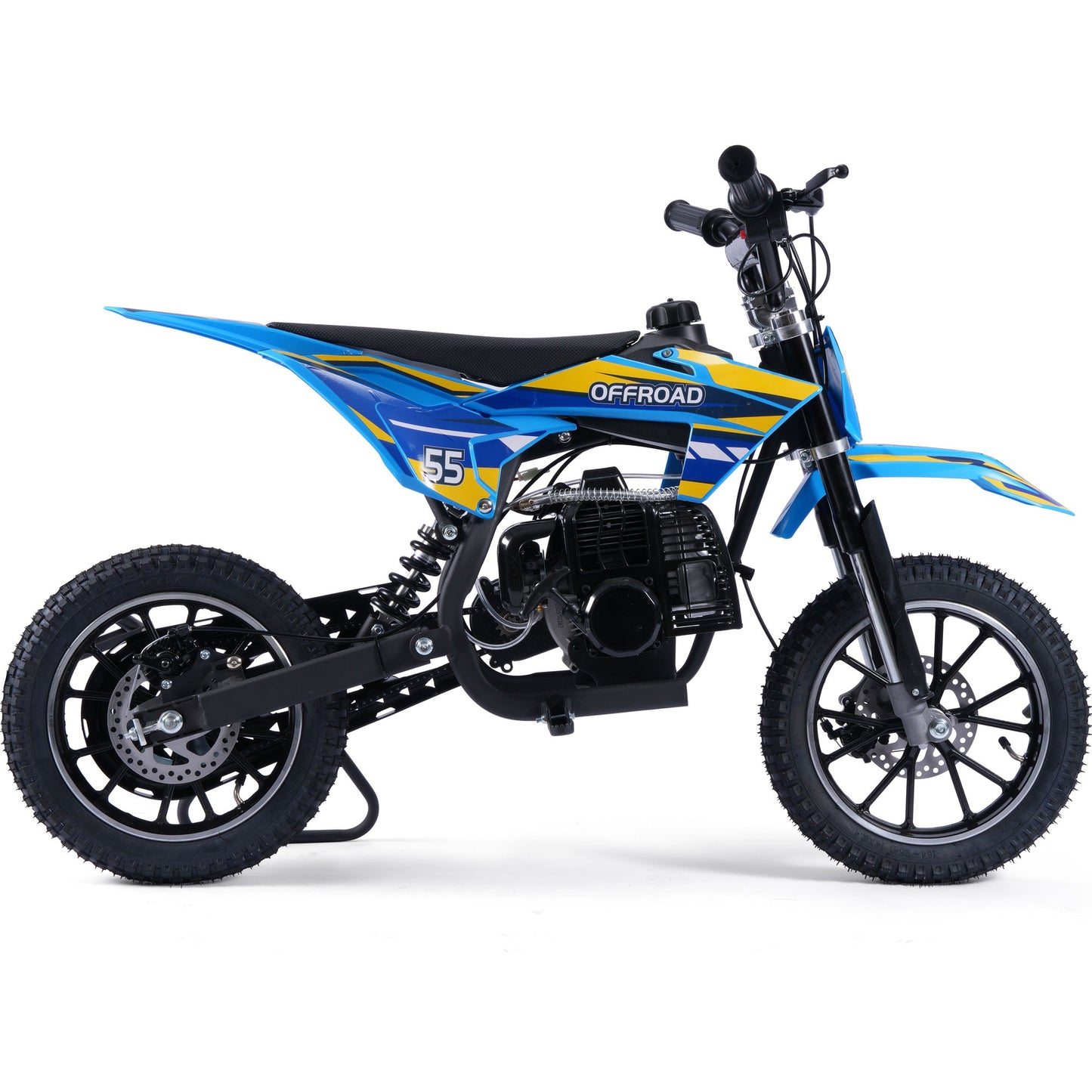 MotoTec Pioneer 49cc 2-Stroke Kids Gas Dirt Bike / Off Road Use Only