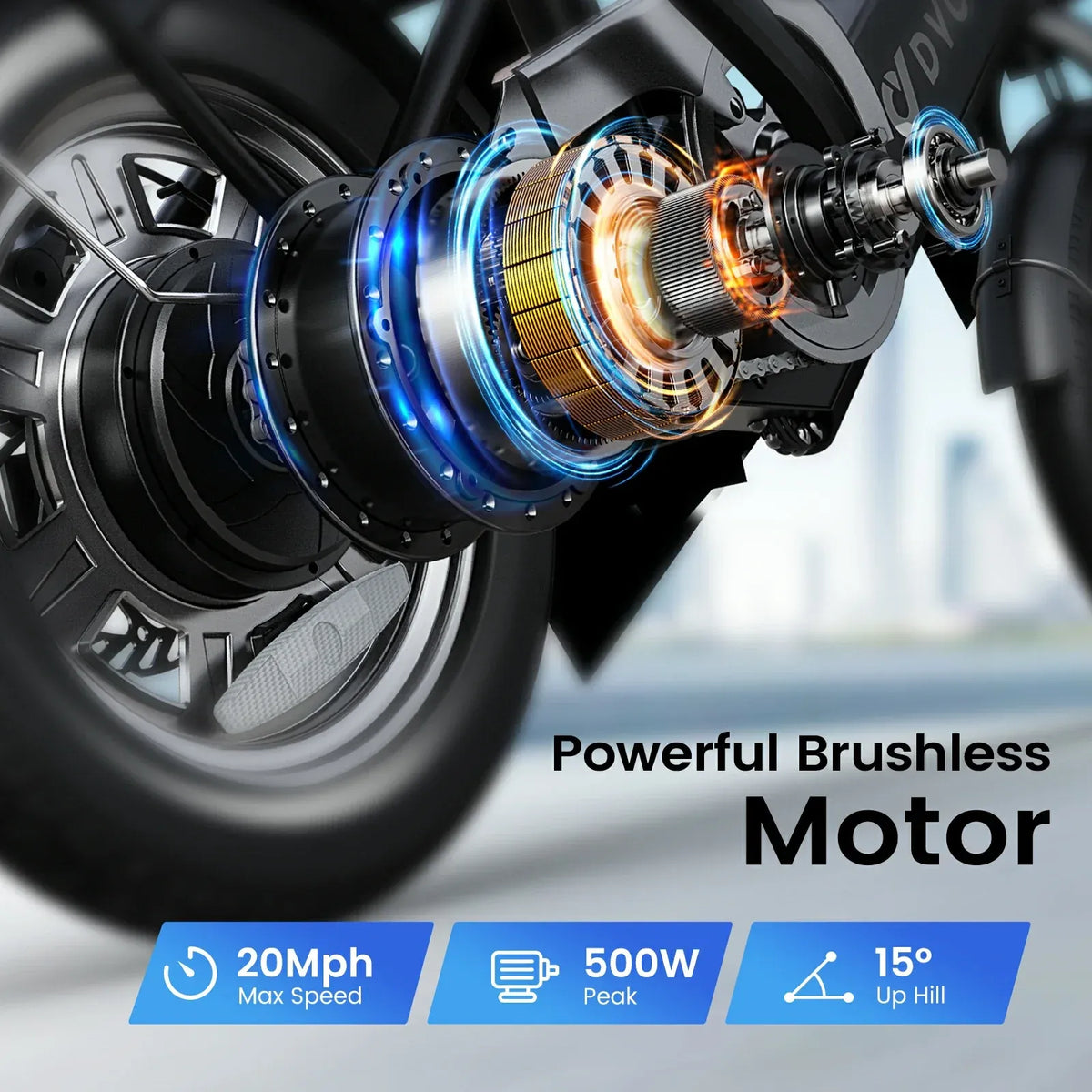 DYU C3 Folding Electric Bike | Compact Urban E-Bike