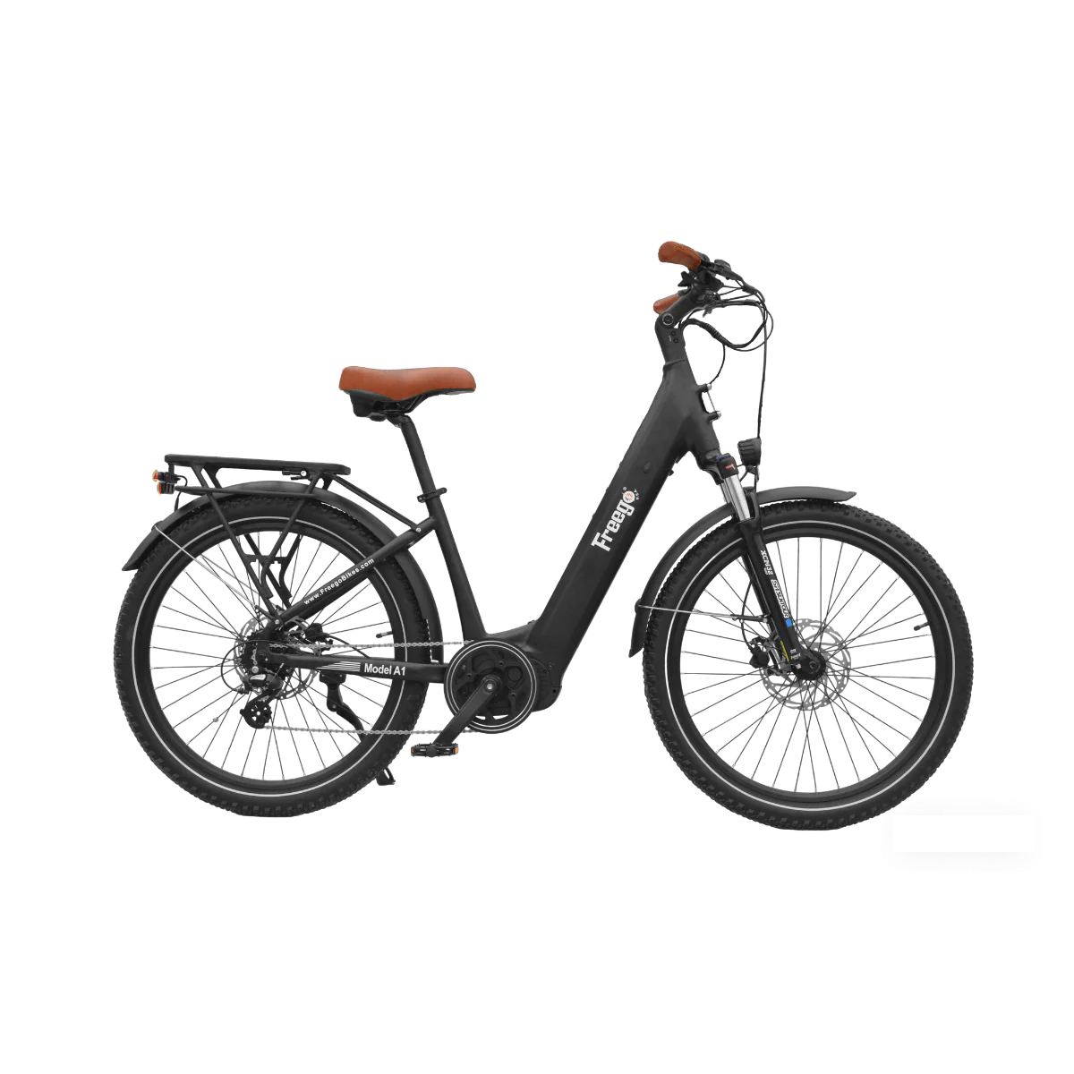 Freego City Flow A1 eBike | 500W Mid-Drive Motor, 48V 15Ah Battery, 28 MPH