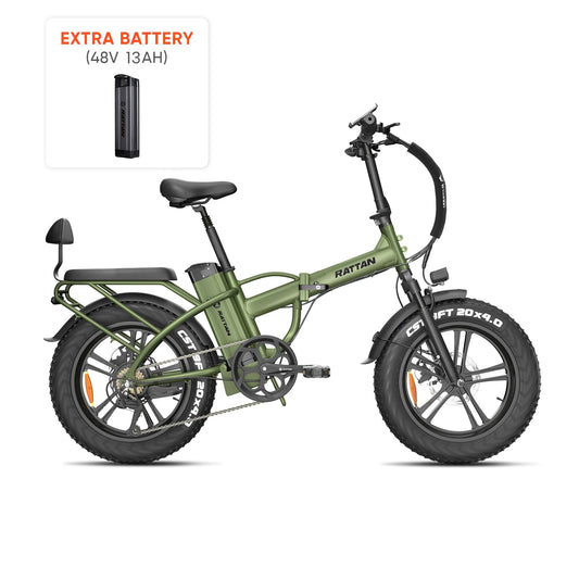 Rattan LM 750 Pro Electric Bike | 750W Motor, 48V 13Ah Battery, 55 Mile Range