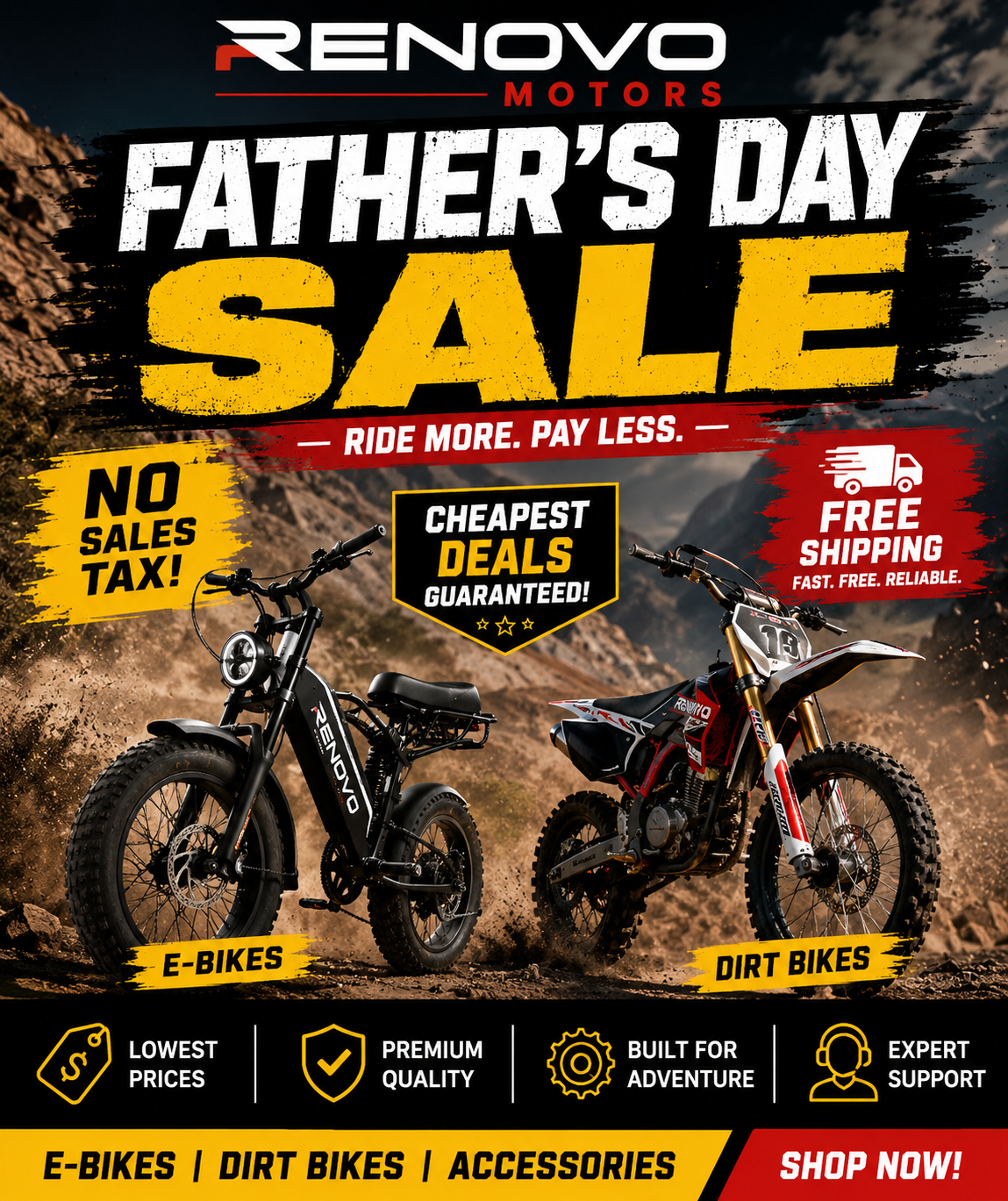 Best E-Bike Dirt Bikes for Father's Day 2026 | Gifts Dad Will Love