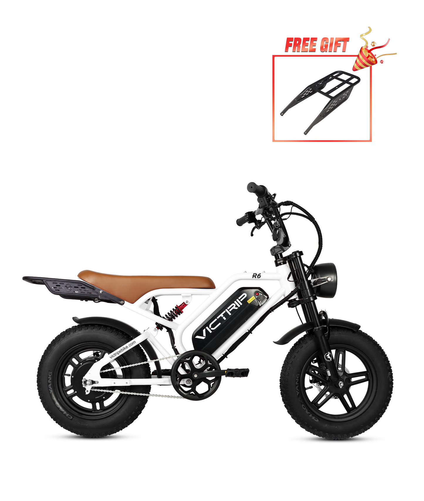 VICTRIP R6 Off Road Ebike | 1000W Peak Fat Tire