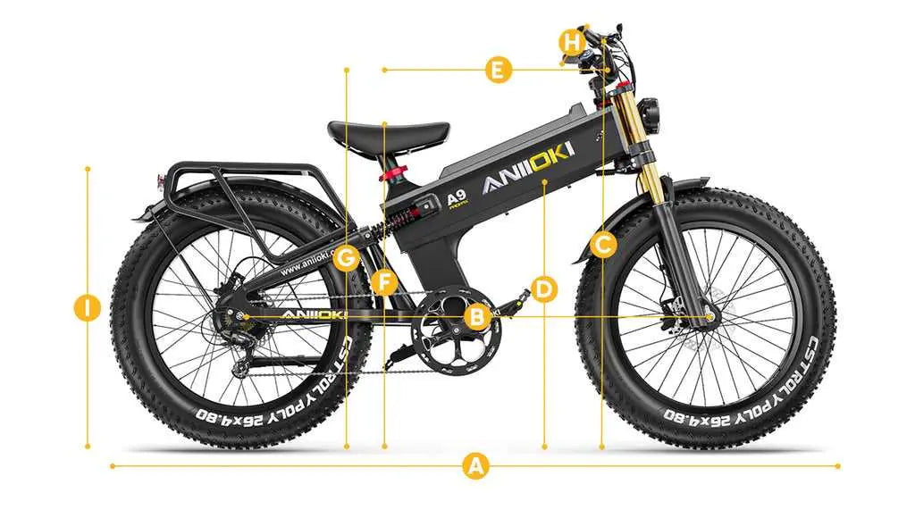 Aniioki A9 Pro Max 2000W Peak Power, Max 33MPH, 26*4.8" Fat Tire Renovomotors