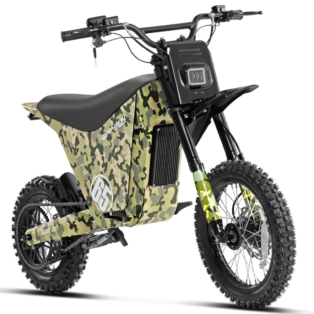 HappyRun Tank G300 SE Electric Bike – 4500W Mid-Drive | 36 MPH Power