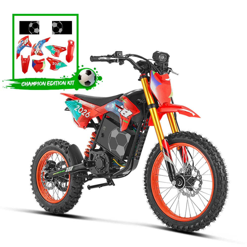 HappyRun F18 2.0 Electric Dirt Bike | 6000W Mid-Drive