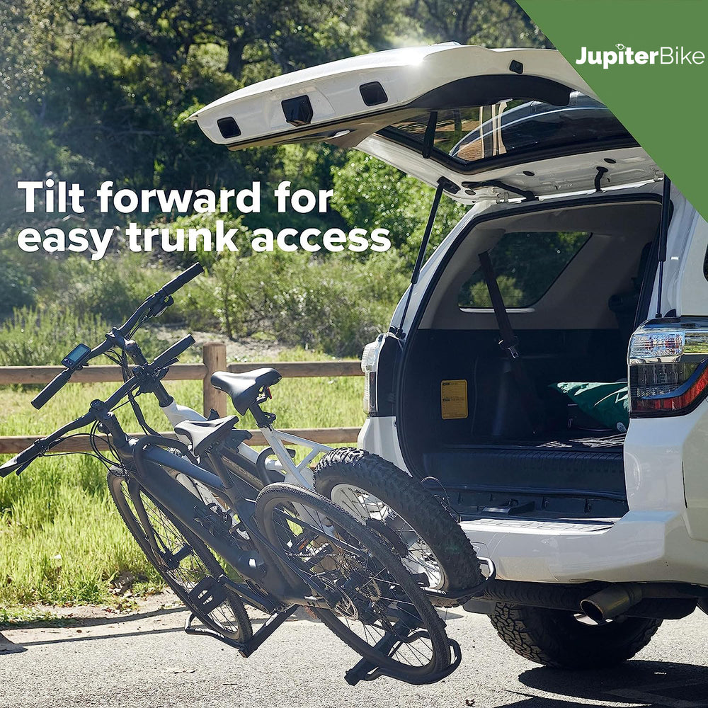 Rugged Dual Ebike Carrying Rack Hitch Mounted