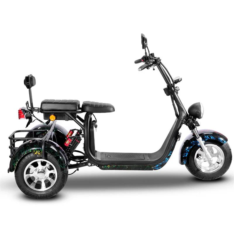 SoverSky T7.4 Electric Mobility Adult Trike | 4000W Fat Tire Electric Trike