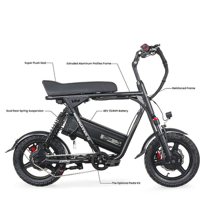 EMOVE Roadrunner V3 - World's First Electric Scooter Bike Hybrid - Image 3