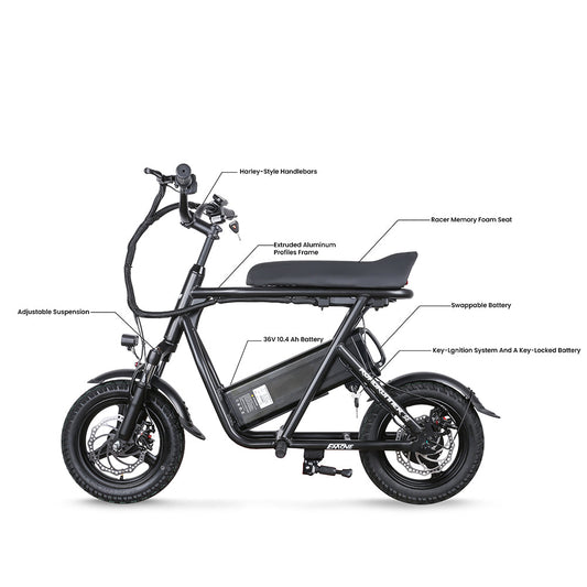 EMOVE RoadRunner SE Ultra Light-Weight Seated Electric Scooter Bike - Image 2