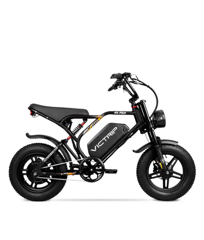 VICTRIP®R6  Pro- 1500W Full Suspension Moped Style EBike