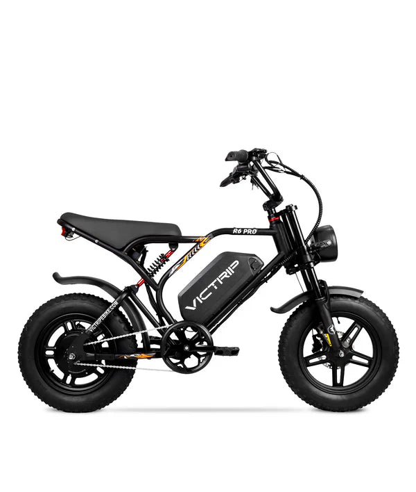 VICTRIP®R6  Pro- 1500W Full Suspension Moped Style EBike
