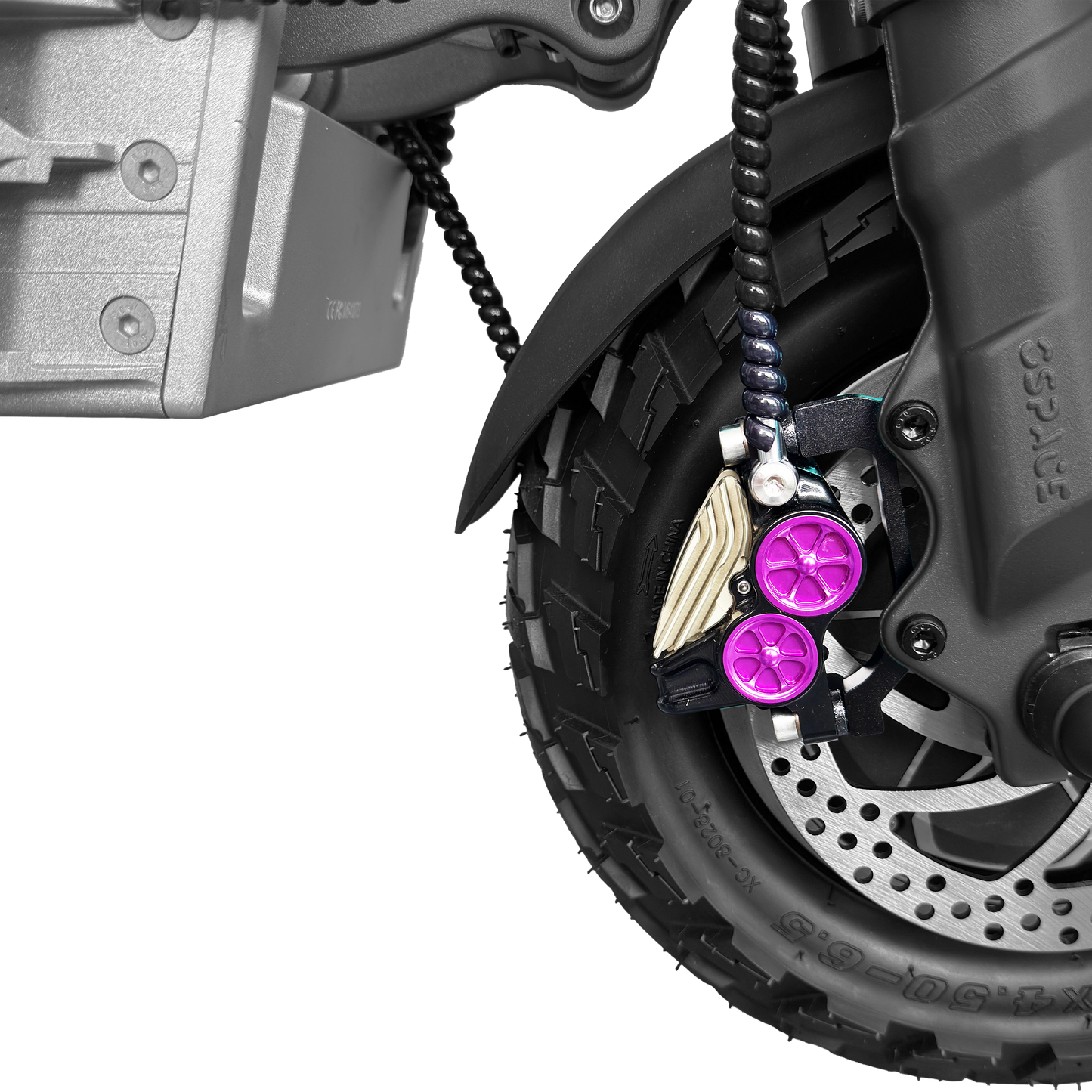 LEWIS 4-Piston Hydraulic Oil Brake: Suitable for GSPACE Mars Series Scooter Upgrade