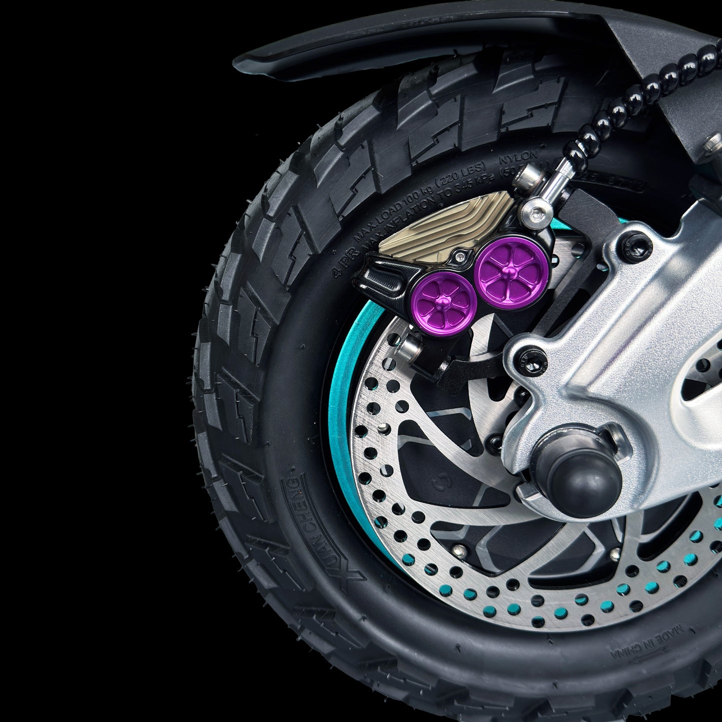 LEWIS 4-Piston Hydraulic Oil Brake: Suitable for GSPACE Mars Series Scooter Upgrade