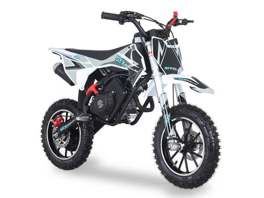 Syxmoto PRO MINI PAD50-3 57.6cc Off-Road Dirt Bike – Automatic Transmission, 10” Aluminum Wheels Renovomotors