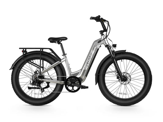 Velowave Ranger Step-Thru 3.0 Electric Bike | 750W Fat Tire eBike with 48V 20Ah Battery
