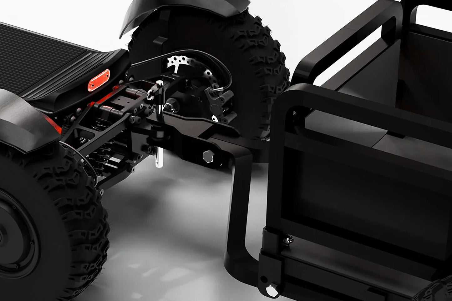 X-Quad Trailer Cycleboard | Heavy-Duty Aluminum Utility Trailer 250 lb Capacity