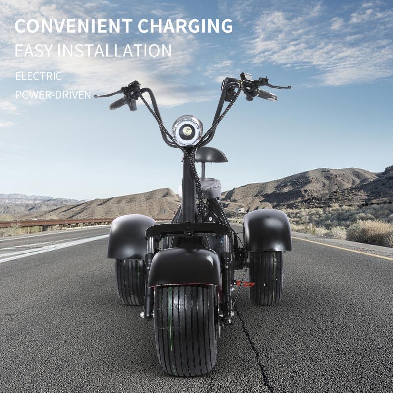 SoverSky T7.0 Electric Fat Tire Mobility Trike | 2000W Electric Trike Scooter