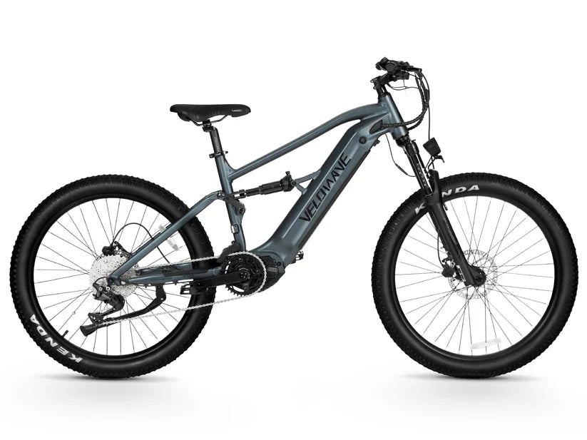 Velowave Forest XM 1000W Full Suspension Electric Mountain Bike