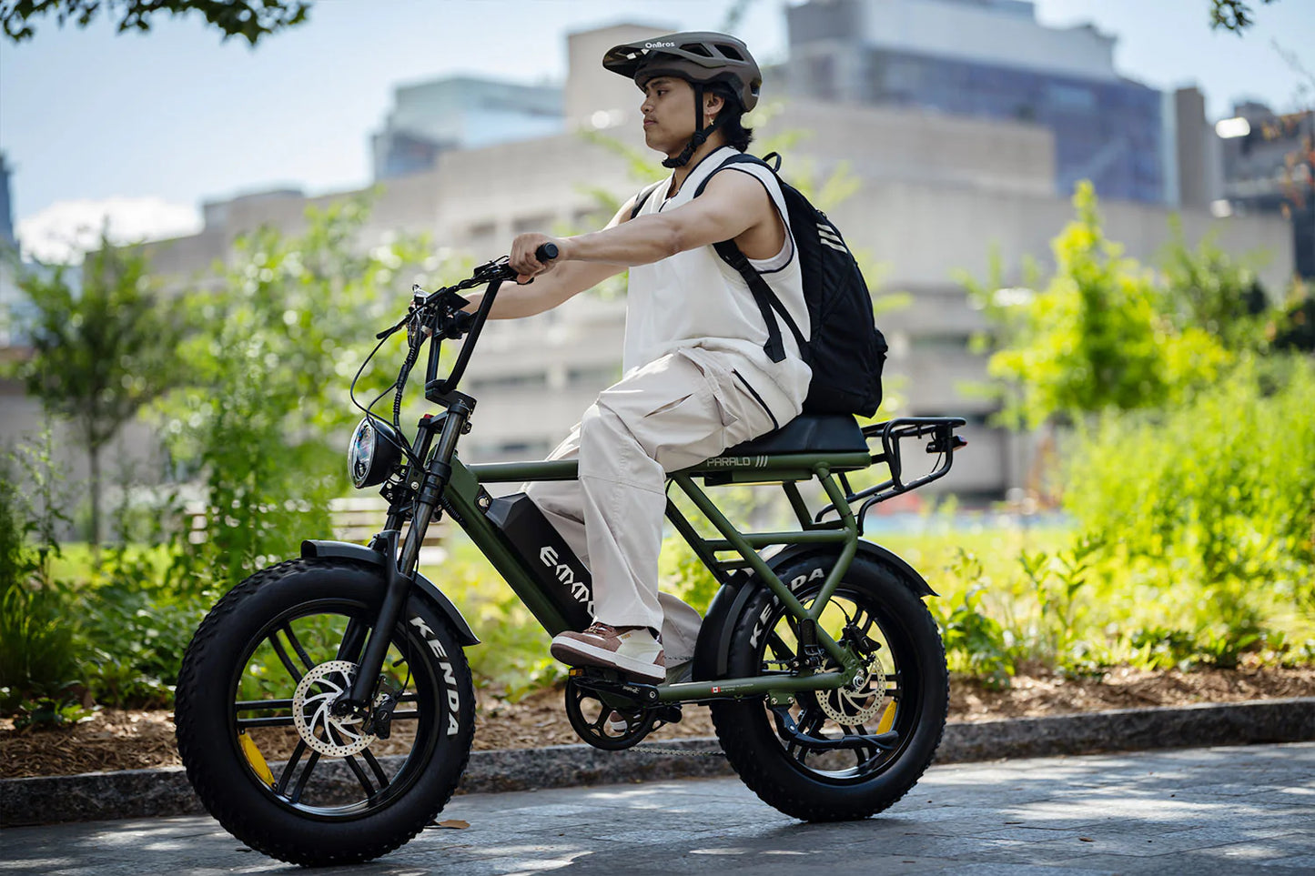 Paralo Pro Ebike Premium Two-Seater Moped Style E Bike