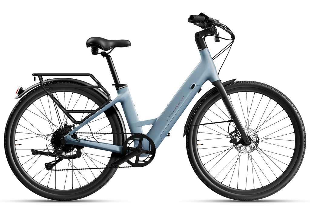 Urtopia Carbon Classic Step-Thru E-Bike - Light Blue