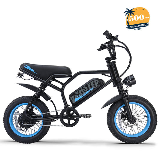 AVDLBIKE A13 Teenager Electric Bike – 20-45 Mile Range, 460Wh Battery, 16" Fat Tire (Multi-Color)