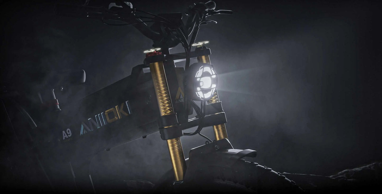 Aniioki A9 Pro Max 2000W Peak Power, Max 33MPH, 26*4.8" Fat Tire Renovomotors