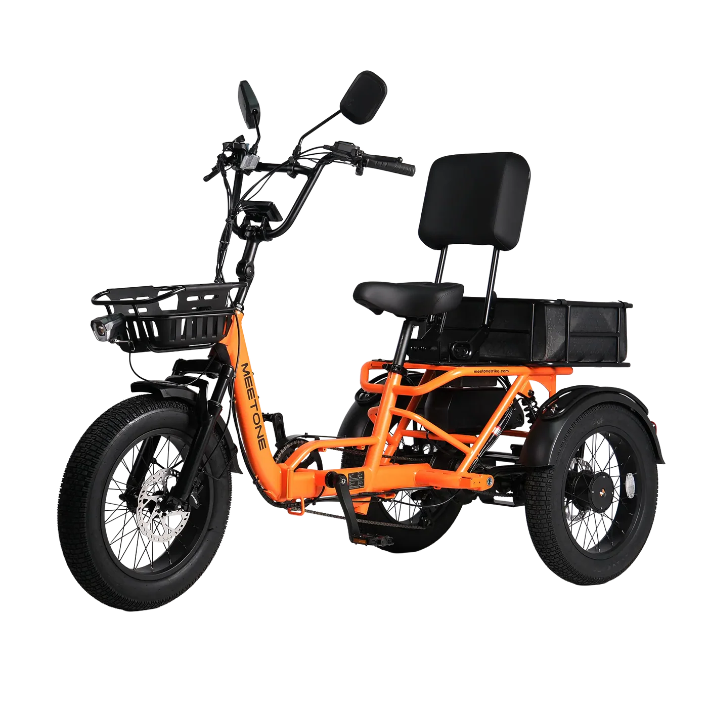 Meet One Breeze Pro 2.0 Fat Tire Electric Trike | 750W Motor, 1200W Peak, 80 Mile Range