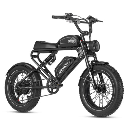 Powerful retro moped style ebike MEELOD DK300 PRO | 1200W Motor, Dual Battery Meelod
